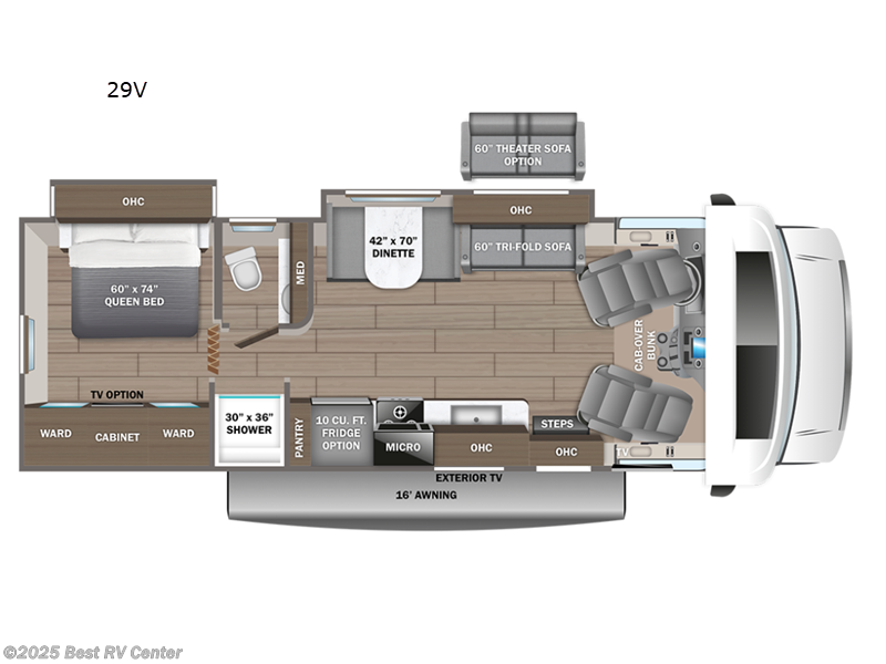 Call now about this 2026 Entegra Coach Esteem 29V! 2026 Entegra Coach Esteem 29V - Used Class C For Sale by Best RV Center in Turlock, California features Slideout