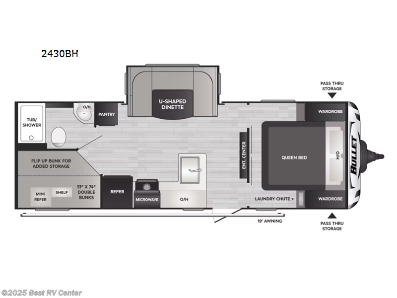 Call now about this 2022 Keystone Bullet Crossfire 2430BH! 2022 Keystone Bullet Crossfire 2430BH - Used Travel Trailer For Sale by Best RV Center in Turlock, California features Slideout