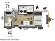 Call now about this 2026 Forest River R Pod RP-180! 2026 Forest River R Pod RP-180 - New Travel Trailer For Sale by Best RV Center in Turlock, California features Slideout