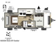 Call now about this 2026 Forest River R Pod RP-190! 2026 Forest River R Pod RP-190 - New Travel Trailer For Sale by Best RV Center in Turlock, California features Slideout