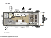 Call now about this 2026 Forest River R Pod RP-200! 2026 Forest River R Pod RP-200 - New Travel Trailer For Sale by Best RV Center in Turlock, California