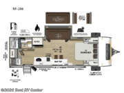 Call now about this 2026 Forest River R Pod RP-206! 2026 Forest River R Pod RP-206 - New Travel Trailer For Sale by Best RV Center in Turlock, California features Slideout