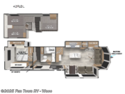 Call now about this 2025 Forest River Salem Grand Villa 42FLDL! 2025 Forest River Salem Grand Villa 42FLDL - New Destination Trailer For Sale by Fun Town RV - Waco in Hewitt, Texas features Slideout