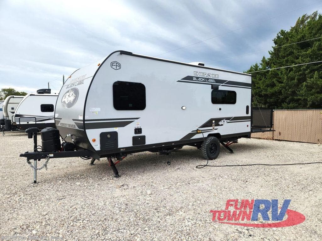 Contact us now about this 2026 Forest River Cherokee Wolf Pup Black Label 18RJBWBL! 2026 Cherokee Wolf Pup Black Label 18RJBWBL by Forest River from Fun Town RV - Waco in Hewitt, Texas