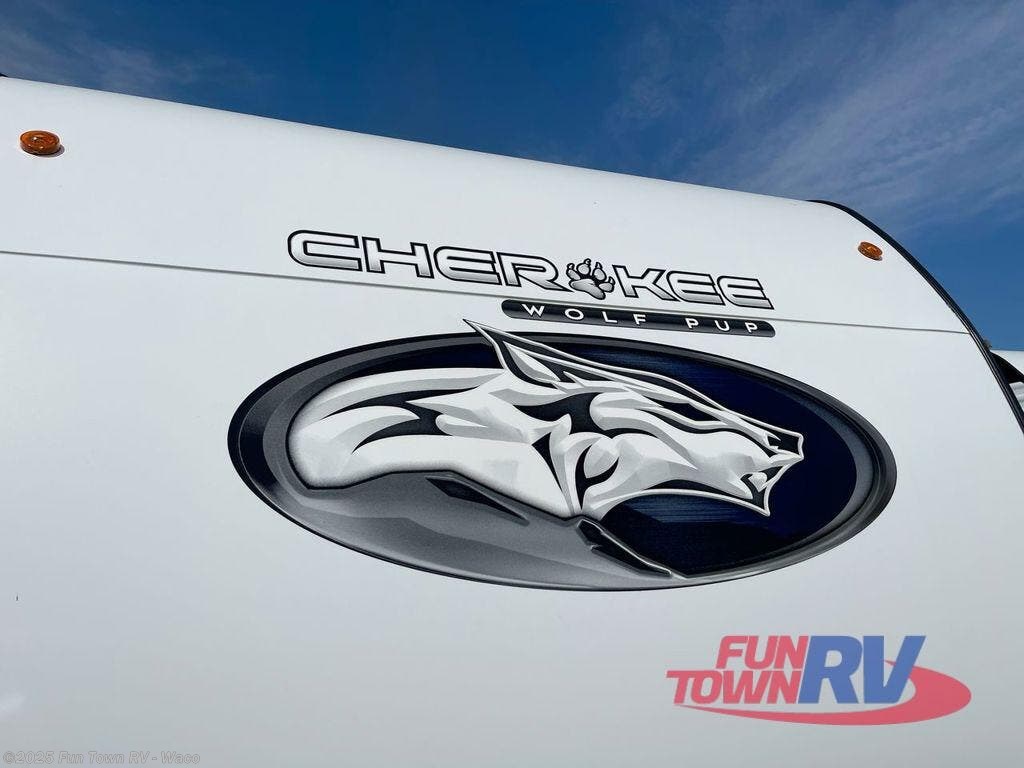Contact us now about this 2026 Forest River Cherokee Wolf Pup 16FQW! 2026 Cherokee Wolf Pup 16FQW by Forest River from Fun Town RV - Waco in Hewitt, Texas