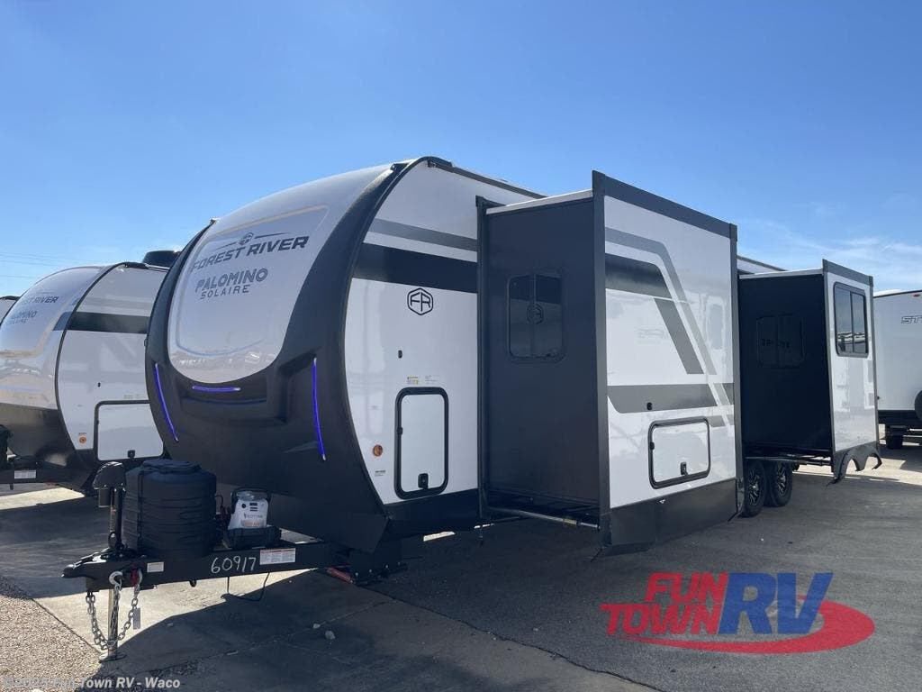 Contact us now about this 2026 Forest River Solaire 3060RKTS! 2026 Solaire 3060RKTS by Forest River from Fun Town RV - Waco in Hewitt, Texas