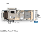 Call now about this 2025 Forest River Cherokee Grey Wolf 23MK! 2025 Forest River Cherokee Grey Wolf 23MK - New Travel Trailer For Sale by Fun Town RV - Waco in Hewitt, Texas features Slideout