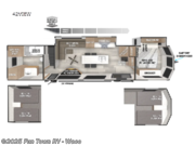 Call now about this 2025 Forest River Salem Grand Villa 42VIEW! 2025 Forest River Salem Grand Villa 42VIEW - New Destination Trailer For Sale by Fun Town RV - Waco in Hewitt, Texas features Slideout