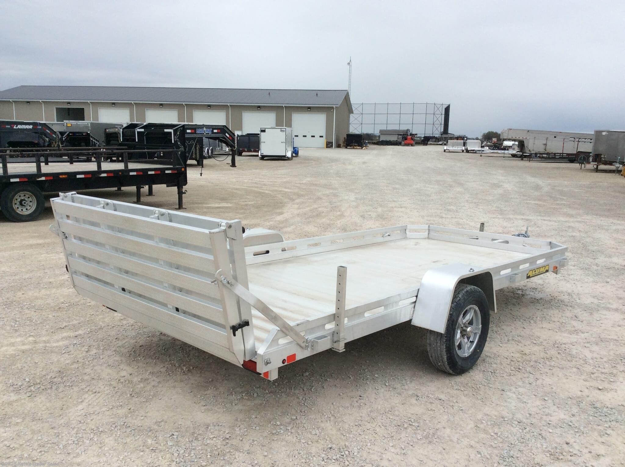 2025 Aluma 7814S BT 14 Aluminum Utility Trailer