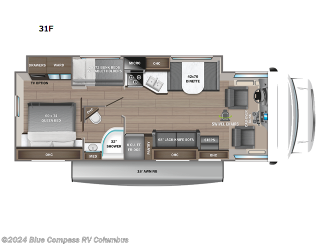 2023 Redhawk 31F by Jayco from Blue Compass RV Columbus in Delaware, Ohio