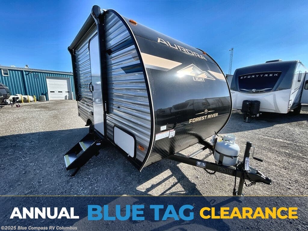 Email now about this 2026 Forest River Aurora Light 13RKX! New 2026 Forest River Aurora Light 13RKX available in Delaware, Ohio