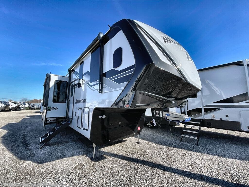 Contact us now about this 2026 Grand Design Momentum M-Class 395MS! 2026 Momentum M-Class 395MS by Grand Design from Blue Compass RV Columbus in Delaware, Ohio