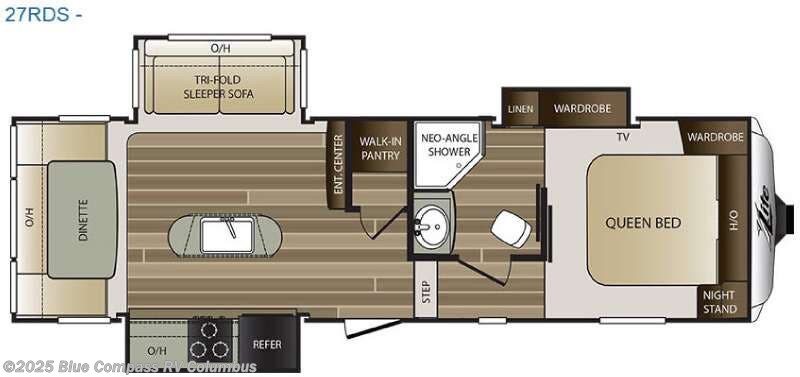 Call now about this 2016 Keystone Cougar X-Lite 27RDS! 2016 Keystone Cougar X-Lite 27RDS - Used Fifth Wheel For Sale by Blue Compass RV Columbus in Delaware, Ohio