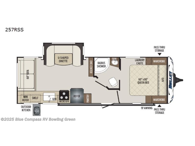 Email now about this 2019 Keystone Bullet 257RSS! Used 2019 Keystone Bullet 257RSS available in Bowling Green, Kentucky