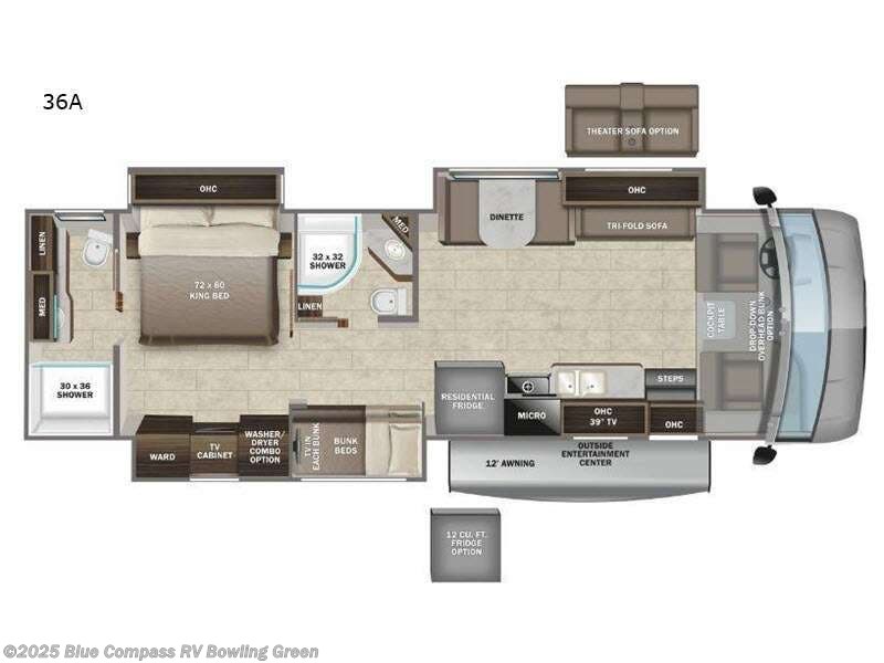 Call now about this 2022 Entegra Coach Vision XL 36A! 2022 Entegra Coach Vision XL 36A - Used Class A For Sale by Blue Compass RV Bowling Green in Bowling Green, Kentucky features Slideout