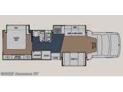 Call now about this 2008 Coachmen Concord 300 TS! Floorplan of 2008 Coachmen Concord 300 TS