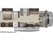 Call now about this 2022 Entegra Coach Odyssey 29V! Floorplan of 2022 Entegra Coach Odyssey 29V