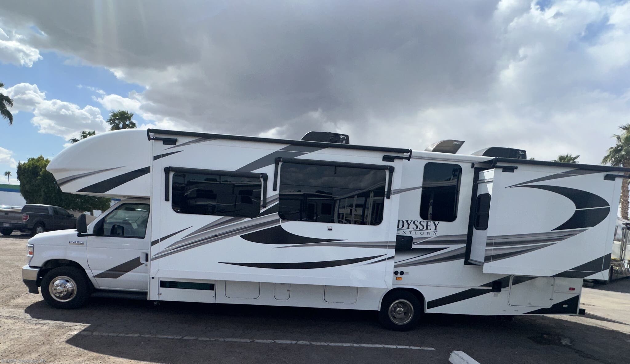 Contact us now about this 2022 Entegra Coach Odyssey 29V! 2022 Odyssey 29V by Entegra Coach from Cassones RV in Mesa, Arizona
