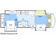 Call now about this 2012 Winnebago Adventurer 35P! Floorplan of 2012 Winnebago Adventurer 35P