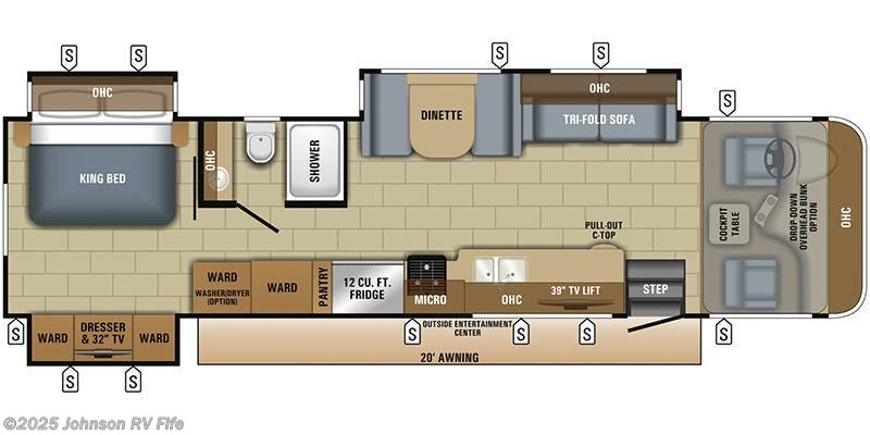 Call now about this 2018 Jayco Precept 35S! 2018 Jayco Precept 35S - Used Class A For Sale by Johnson RV Fife in Fife, Washington