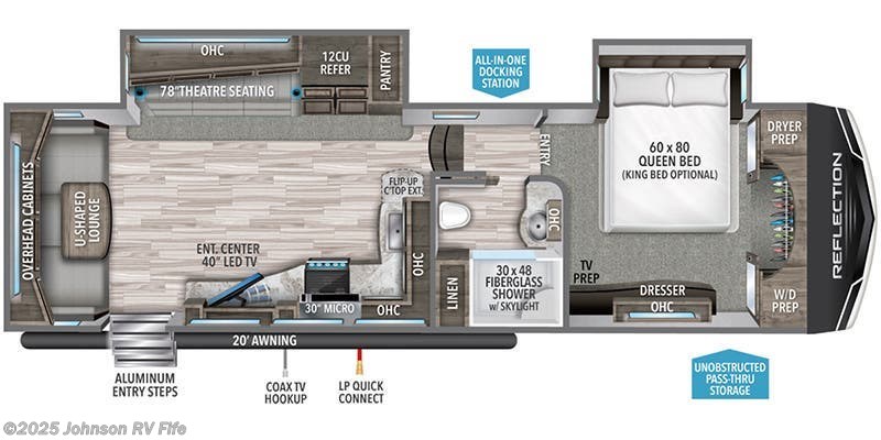 Call now about this 2021 Grand Design Reflection 310RLS! 2021 Grand Design Reflection 310RLS - Used Fifth Wheel For Sale by Johnson RV Fife in Fife, Washington