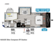 Call now about this 2025 Grand Design Transcend Xplor 23BHX! 2025 Grand Design Transcend Xplor 23BHX - New Travel Trailer For Sale by Blue Compass RV Santee in Santee, California features Slideout