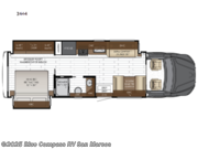 Call now about this 2026 Newmar Grand Star 3444! 2026 Newmar Grand Star 3444 - New Super C For Sale by Blue Compass RV San Marcos in San Marcos, California features Slideout
