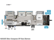 Call now about this 2025 Grand Design Transcend 335BHT! 2025 Grand Design Transcend 335BHT - New Travel Trailer For Sale by Blue Compass RV San Marcos in San Marcos, California features Slideout