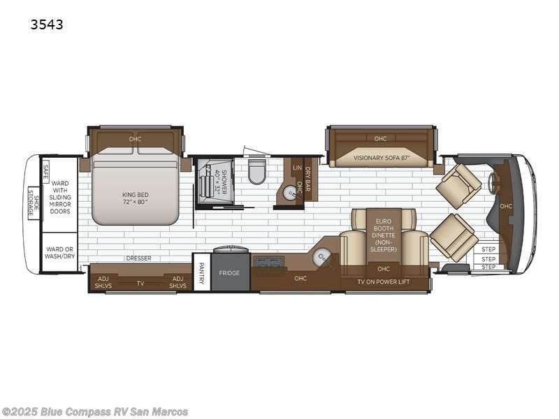 Call now about this 2023 Newmar New Aire 3543! 2023 Newmar New Aire 3543 - Used Class A For Sale by Blue Compass RV San Marcos in San Marcos, California features Slideout