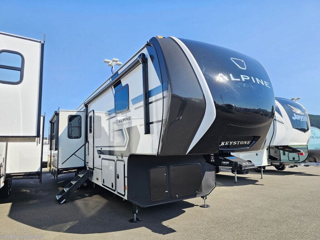 Email now about this 2026 Keystone Alpine Avalanche Edition 366LS! New 2026 Keystone Alpine Avalanche Edition 366LS available in Mount Vernon, Washington