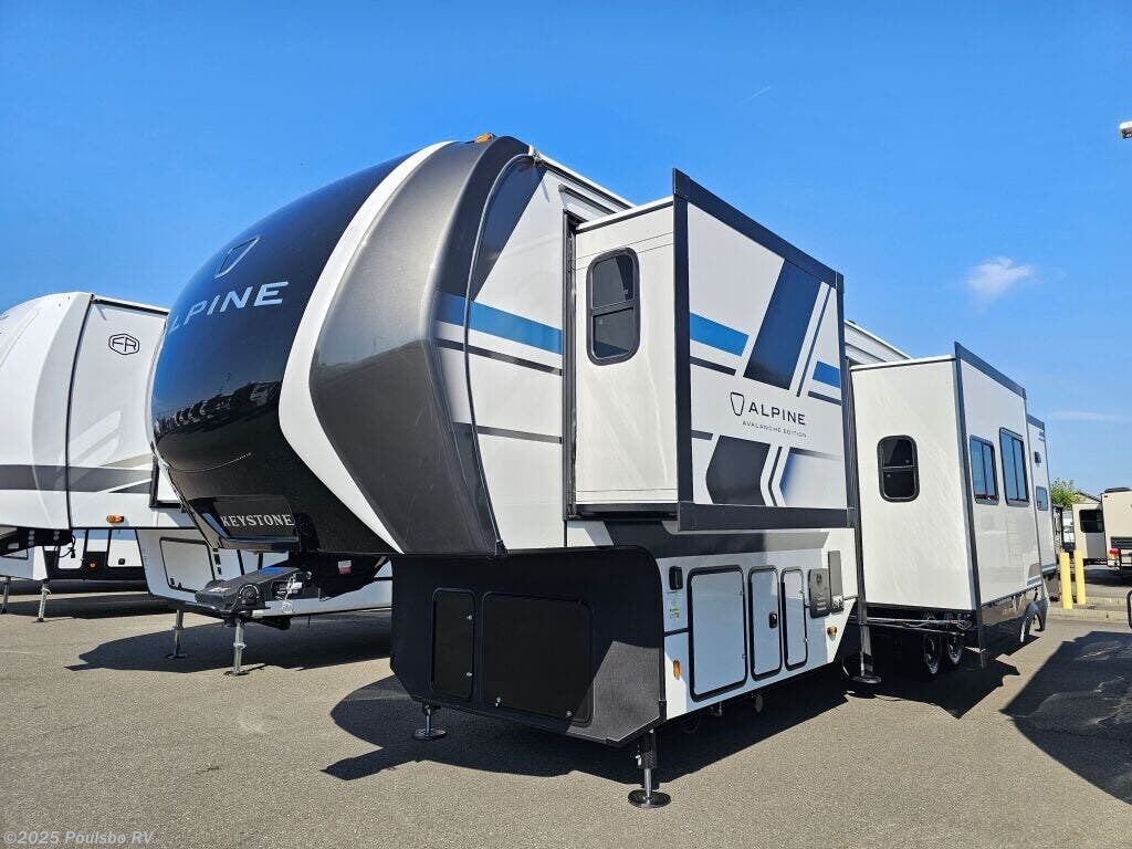 Contact us now about this 2026 Keystone Alpine Avalanche Edition 366LS! 2026 Alpine Avalanche Edition 366LS by Keystone from Poulsbo RV in Mount Vernon, Washington