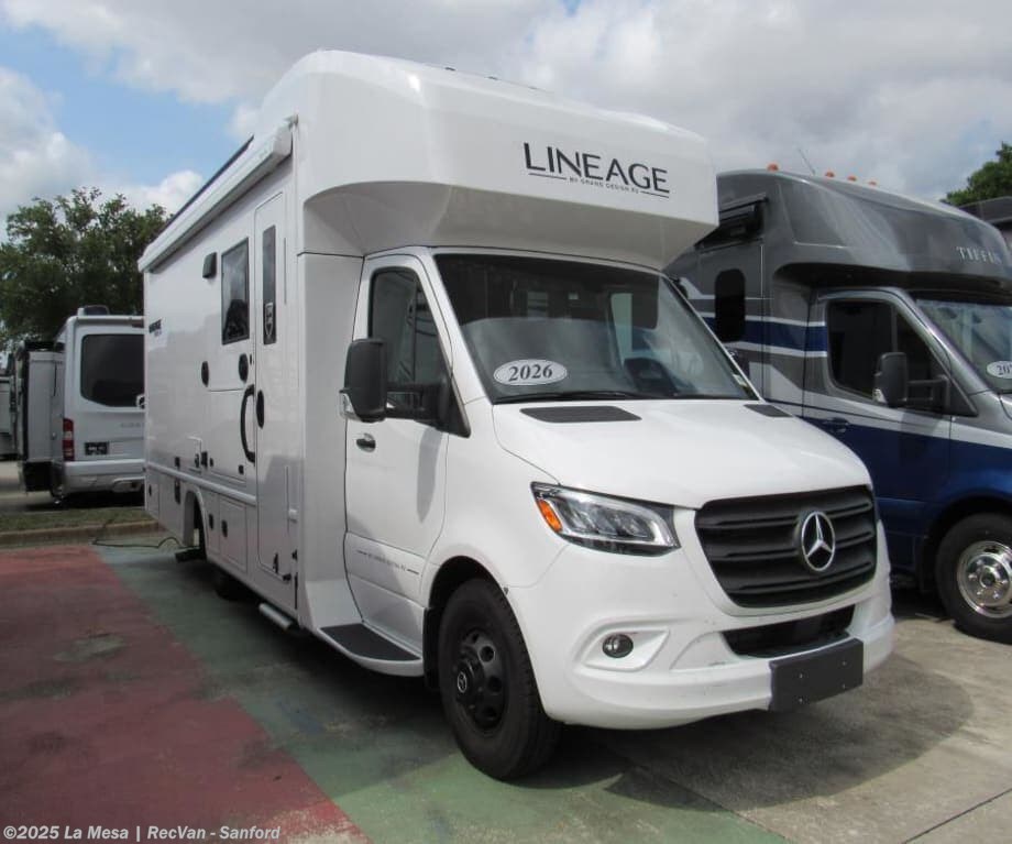 Email now about this 2026 Grand Design Lineage Series M 25FW-FBP! New 2026 Grand Design Lineage Series M 25FW-FBP available in Sanford, Florida