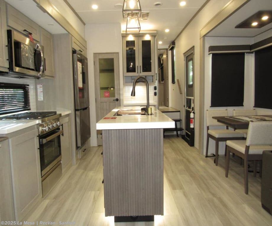 Call now about this 2026 Grand Design Solitude INFLUEN 3503GK! 2026 Grand Design Solitude INFLUEN 3503GK - New Fifth Wheel For Sale by La Mesa | RecVan - Sanford in Sanford, Florida