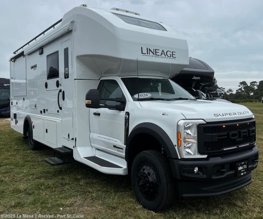 Email now about this 2026 Grand Design Lineage Series F 31ZW-FBP! New 2026 Grand Design Lineage Series F 31ZW-FBP available in Port St. Lucie, Florida