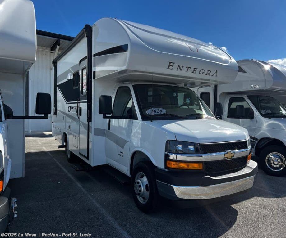 Email now about this 2026 Entegra Coach Odyssey SE 22C! New 2026 Entegra Coach Odyssey SE 22C available in Port St. Lucie, Florida
