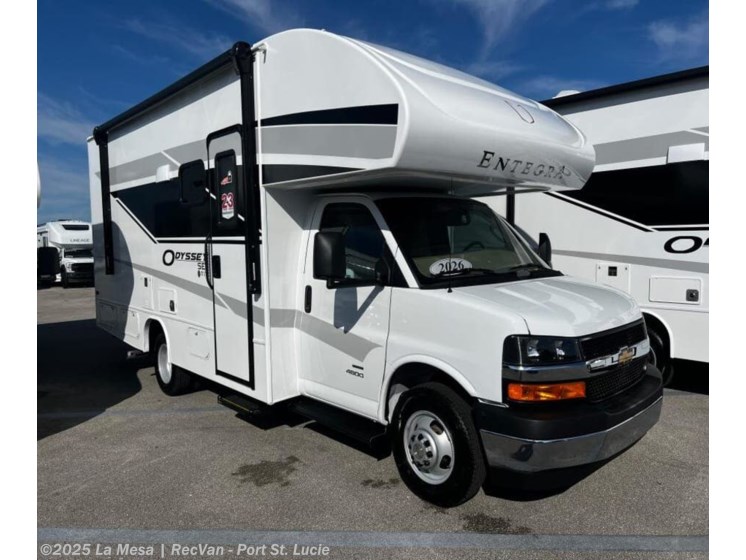 Email now about this 2026 Entegra Coach Odyssey SE 22C! New 2026 Entegra Coach Odyssey SE 22C available in Port St. Lucie, Florida