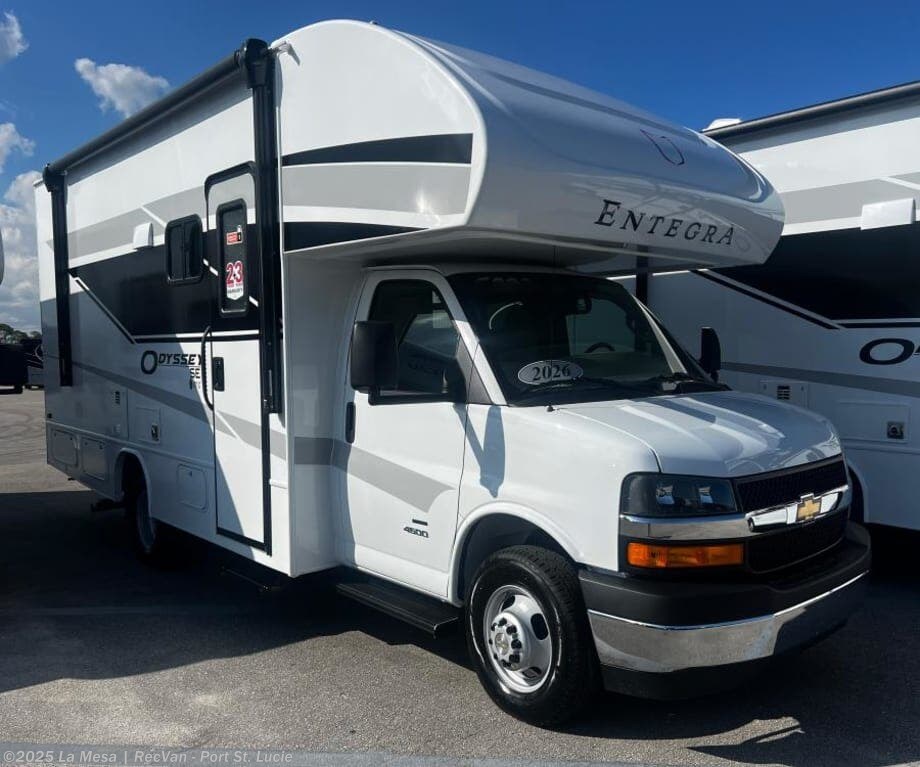 Email now about this 2026 Entegra Coach Odyssey SE 22C! New 2026 Entegra Coach Odyssey SE 22C available in Port St. Lucie, Florida