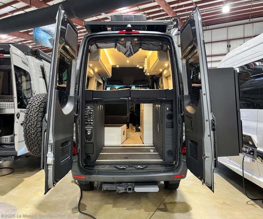 Call now about this 2025 Storyteller Overland Dark MODE DARK-AWD! 2025 Storyteller Overland Dark MODE DARK-AWD - Used Class B For Sale by La Mesa | RecVan - Port St. Lucie in Port St. Lucie, Florida