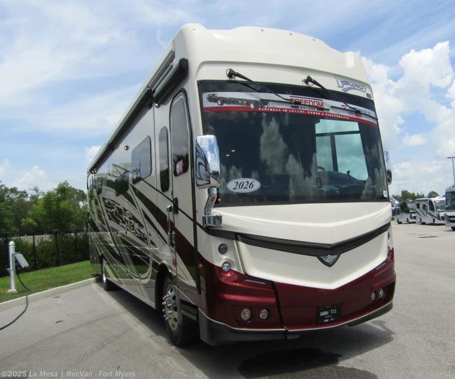 Email now about this 2026 Fleetwood Discovery LXE 40M-LXE! New 2026 Fleetwood Discovery LXE 40M-LXE available in Fort Myers, Florida