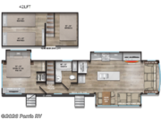 Call now about this 2025 Alliance RV Benchmark 42LFT! 2025 Alliance RV Benchmark 42LFT - New Destination Trailer For Sale by Parris RV in Murray, Utah features Slideout