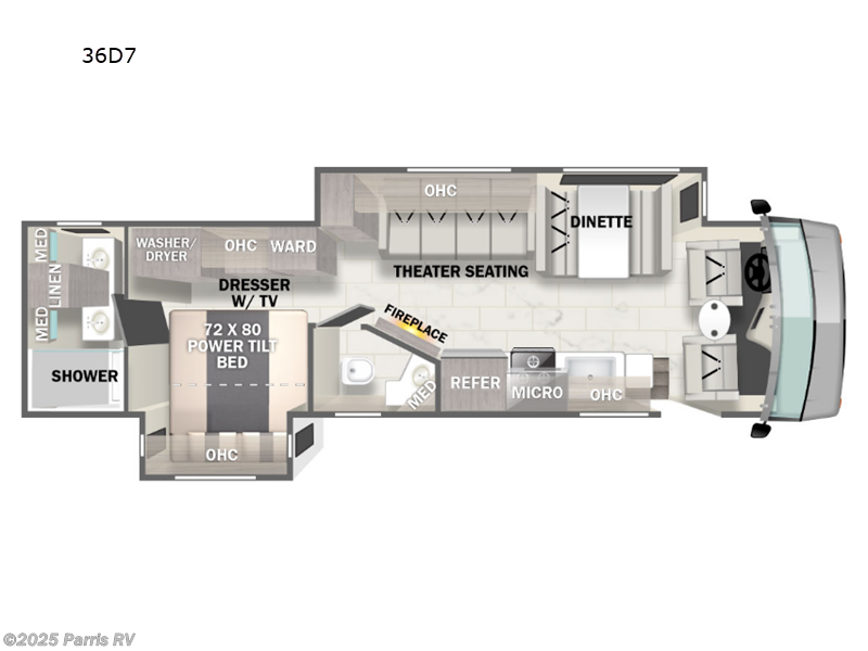 Call now about this 2026 Forest River Georgetown 7 Series 36D7! 2026 Forest River Georgetown 7 Series 36D7 - New Class A For Sale by Parris RV in Murray, Utah features Slideout