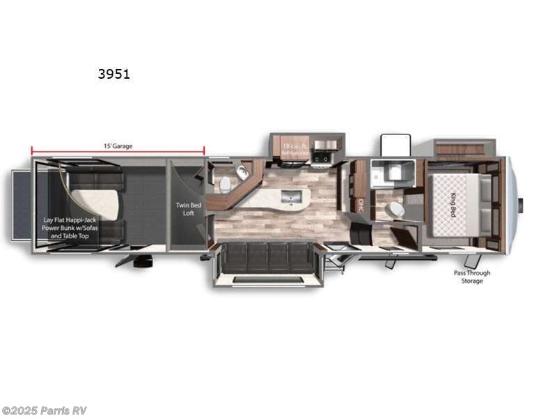 Call now about this 2021 Dutchmen Triton 3951! 2021 Dutchmen Triton 3951 - Used Toy Hauler For Sale by Parris RV in Murray, Utah features Slideout