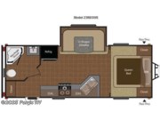 Call now about this 2015 Keystone Hideout 23RBSWE! 2015 Keystone Hideout 23RBSWE - Used Travel Trailer For Sale by Parris RV in Murray, Utah features Slideout