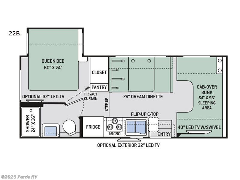 Call now about this 2017 Thor Motor Coach Chateau 22B! 2017 Thor Motor Coach Chateau 22B - Used Class C For Sale by Parris RV in Murray, Utah features Slideout