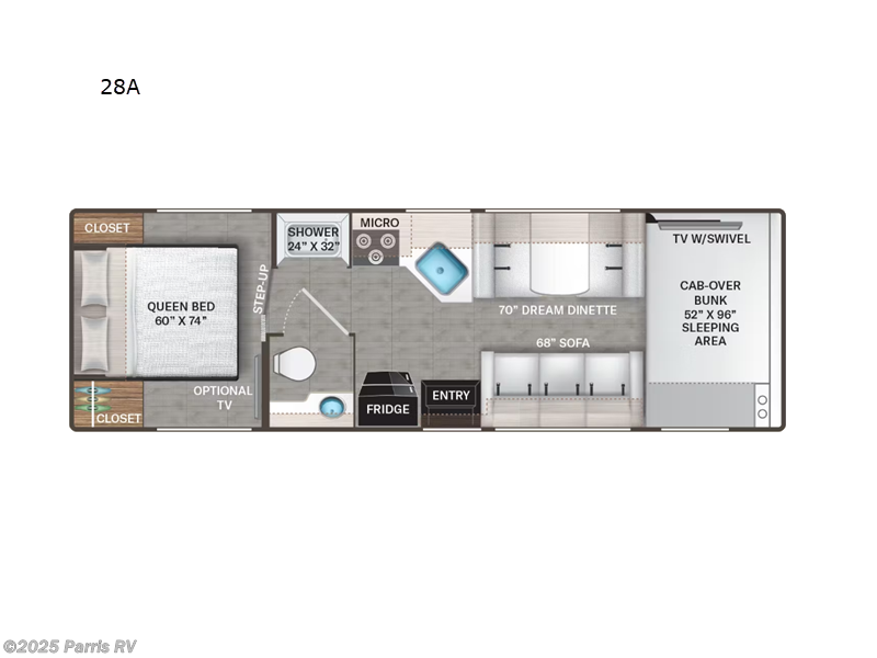 Call now about this 2023 Thor Motor Coach Four Winds 28A! 2023 Thor Motor Coach Four Winds 28A - Used Class C For Sale by Parris RV in Murray, Utah