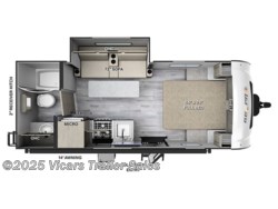 Stock Image for 2025 Forest River G20FBS (options and colors may vary) 2025 Forest River Rockwood Geo Pro G20FBS - New Travel Trailer for sale by Vicars Trailer Sales in Taylor, Michigan