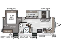 2021 Forest River Rockwood Ultra Lite 2608BS floorplan image 2023 Forest River Rockwood Ultra Lite 2608BS - New Travel Trailer for sale by Vicars Trailer Sales in Taylor, Michigan