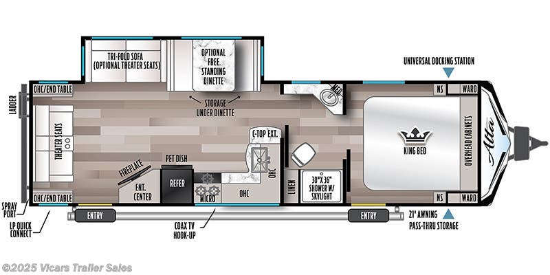 Stock Image for 2024 East to West 2850 KRL (options and colors may vary)