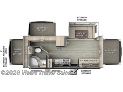 Stock Image for 2025 Forest River 233S (options and colors may vary) 2025 Forest River Rockwood Roo 233S - New Expandable Trailer for sale by Vicars Trailer Sales in Taylor, Michigan