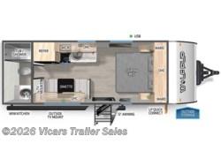 Stock Image for 2025 Forest River 16FQW (options and colors may vary)